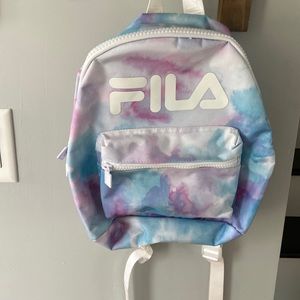 Fila backpack, tie dye, never used